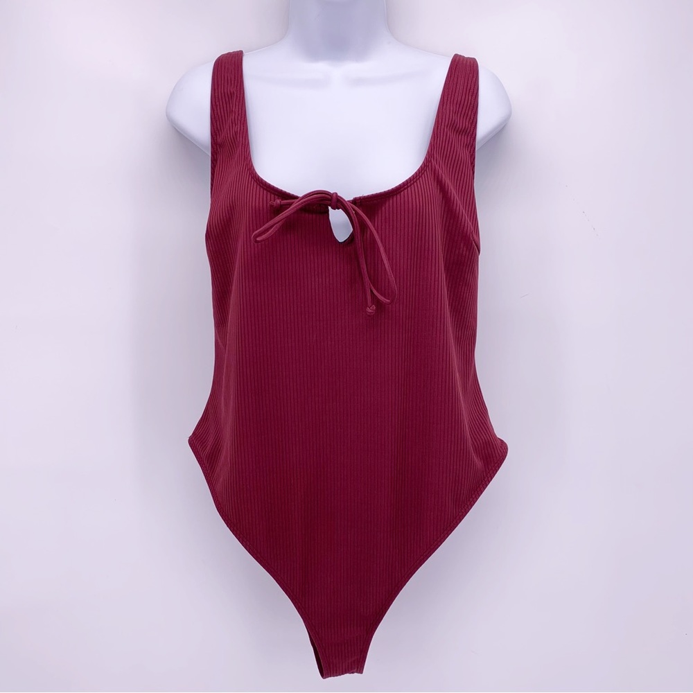 Wolf & Whistle Maroon Bathing Suit Size 40DDD